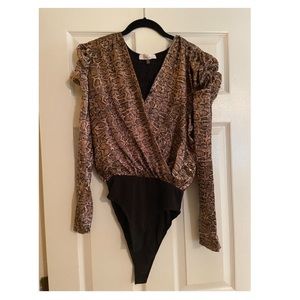 Animal Print: Glam Bodysuit